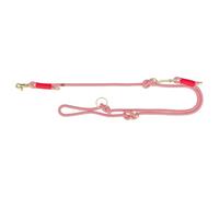 TRIXIE V-Linea Soft Rope, XS-S, 2 m/6 mm, rosso - Guinzaglio regolabile per cani di piccola taglia in rugiada intrecciata, regolabile in 3 posizioni - 1985203