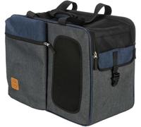 Trixie Zaino e trasportino Tara 2 in 1 25 × 38 × 50 cm Grigio e Blu