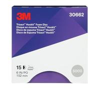 Trizact 3M Hookit 30662 Disco in schiuma P5000, 15 dischi per scatola, blu