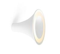 Trizo 21 Sirens Applique Bianca + Vetro Satinato Bianco + Specchio