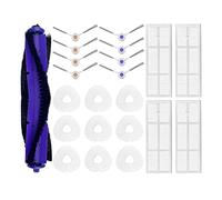 Trjgtas 1 Set Spazzole Laterali Panno Mop Filtro Hepa per Freo Versatile Mop J3 Roller A Forma di V Pezzi di Ricambio