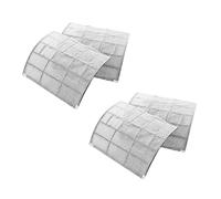 Trjgtas 12 pz filtri condizionanti presa copertura autoadesione tagliabile condizionatore purificante cotone rete 40X35cm