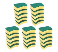 Trjgtas 150 PZ Multi- Doppio Spugna Spugne Abrasive Piatto di Lavaggio Scrub Spugna Macchie Rimozione di Pulizia Scrubber Brush per Garage