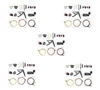 Trjgtas 170x Inclusi Plettri per Capo,Corde per Chitarra Acustica, Avvolgitore per Corda 3 in 1,Pin per Ponte, E Dado