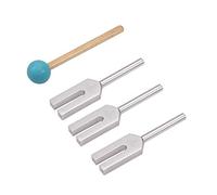 Trjgtas 4 Pz/set Lega di Alluminio Cristallo Tuning Forcella 4096Hz/4160Hz/4225Hz Energia Tuning Fork