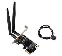 Trjgtas PCI-E X1 a M.2 NGFF E-Key WiFi Wireless Network Adapter Scheda Convertitore Bluetooth per PC desktop