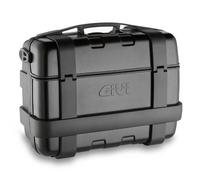 Valigia laterale Givi TREKKER trk33b monokey con finitura in alluminio e sportelli 33lt nero