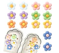 TRKETK 14 Pezzi Ciondoli a Forma di Coccodrillo, Accessorio per Scarpe con Fibbie 7 Colori Ciondoli per Decorazioni PVC Scarpe Ciondoli per Scarpe per Regalo Festa di Compleanno Bambini e Adulti