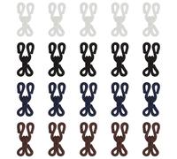 TRKETK 20 Pezzi Set di Ganci da Cucito Nascosti e Chiusura per Occhielli Ganci e Occhielli di Fissaggio per Vestiti Rivestiti Poliestere per Cucire Su Cappotto Abbigliamento Reggiseno Gonna