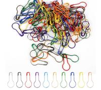 TRKETK 200 Pezzi Spille di Sicurezza Spille da Metallo Accessori da Cucito Calabash Pin Colori Misti per Fai da Te Abbigliamento Crafting Contrassegno Punto di Lavoro a Maglia