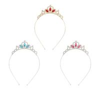 TRKETK 3 Pezzi Tiara Della Corona Della Principessa Corona di Cristallo Elegante e Brillante Corona per Donna Cerimonia Nuziale Prom Dresses Pageants Princess Compleanno Parties Crown