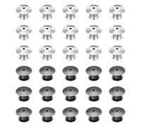 TRKETK 30 Pezzi Perno di Bloccaggio Metallo Chiusura a Pernodi Ricambio Non Sono Necessari Attrezzi Pin Badge Backs per Badge Gioielli Artigianato Fai da Te Chiusura Spille per Spille