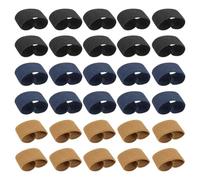TRKETK 30 Pezzi Portacinture Elasticizzati Porta Cintura Tattica Passante Cintura Cinghie per Zaino Keeper Multicolore Per Fissare Zaino Sciarpa Larghe Cinture Bretelle Elastiche