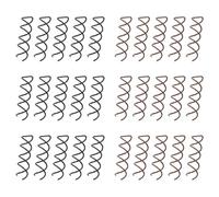 TRKETK 30 Pezzi Spirale Clip A Spirale Forcina Rotonda Fermagli per Capelli a Spirale Perno a Spirale Clip Antigraffio Clip a Spirale Accessori per Matrimonio Adatto per Acconciatura Fai da te
