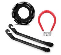 TRKETK 4 Pezzi Attrezzi per Raggi della Bicicletta, Kit di Raggi della Bicicletta 10-15 Gauge Universale Tendicarazzi Bici Kit di Strumenti per Raggi 6 in 1 per Bicicletta Veicolo Elettrico Leggero