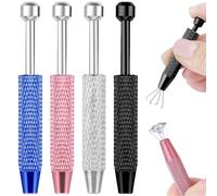 TRKETK 4 Pezzi Piercing a Sfera per Piercing in Acciaio Inox, Pinze per Gioielli Professionali Lega Di Alluminio Anti Pinzette per Gioielli Strumento Per La Rimozione Della Palla per Perline Orologi