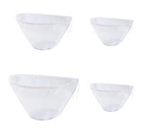 TRKETK 4 Pezzi Sacchetto Sacchetti per Formaggio Filtro Sacchetto Filtro per Latte Di Mandorle Sacchetti in Nylon a Forma di Ciotola Sacchetto Filtrante Riutilizzabile Per Filtrare i Liquidi