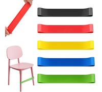 TRKETK 5 Pezzi Elastici per Sedia per Bambini, Fidget Cinghie per Seduta Fasce Colorate per Sedia Flessibili per Bambini Fasce Rimbalzanti Antistress Fasce per Sedia Sensoriali Adatto ai Bambini
