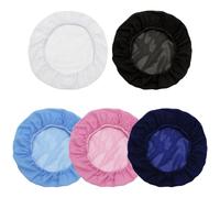 TRKETK 5 Pezzi Retina per Capelli per Dormire, Retine per Capelli Regolabili Cuffie In Rete per Dormire La Notte Colorate per Asciugare per Bigodini Notturni, Casa, Bagno (Multicolore)