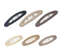 TRKETK 6 Pezzi Fermagli per Capelli Grandi da Donna Accessori Per Capelli Semplici E Versatili Opachi Scatto Ovali Clip Antiscivolo Piatti Accessori per Spessi Sottili e Fini Donne e Ragazze