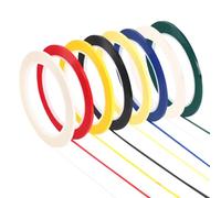 TRKETK 8 Pezzi Nastro per Lavagna Bianca Nastro Grafico per Grafici 3 mm Strisce Adesive Colorate Per la Lavagna Bianca il Taccuino con Gesso l'Artigianato e lo Scrapbooking
