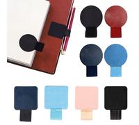 TRKETK 8 Pezzi Portapenne Autoadesivo Con Passante Autoadesivo Penna Portapenne In Pelle Autoadesivo Elastico Loop Adesivo Porta Penne per Notebook Tavoletta Calendario Settimanale Calendari Molla