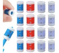 TRKETK Set di 16 accessori per lavori a maglia, in plastica, riutilizzabili, per lavori a maglia, 2 misure, per lavori fai da te, progetti di cucito