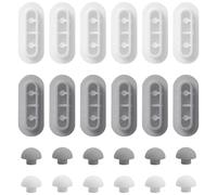 TRKETK Set di 24 cuscinetti ammortizzanti universali di ricambio per sedile WC, stabilizzatori a pressione per ammortizzare il rumore, set di guarnizioni per hotel e famiglie