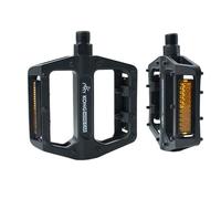 Trkimal Pedali per bicicletta, pedali antiscivolo in alluminio per bici da corsa con riflettori, piattaforma cuscinetto da 9/16 pollici per BMX, MTB, bici da corsa