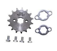 Trkimal Pignone anteriore per moto da 50 cc, 70 cc, 90 cc, 110 cc, 125 cc, 140 cc, 160 cc, mini bike, TaoTao, Roketa Coolster, Sunl Lifan, Loncin, ATV, Quad 4 ruote (17 mm, 428-15T)
