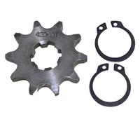 Trkimal Pignone anteriore per moto da 50 cc, 70 cc, 90 cc, 110 cc, 125 cc, Dirt Pit Bike, Mini Bike, TaoTao, Roketa Coolster, Sunl Lifan, Loncin, ATV, Quad 4 ruote (17 mm, 420-10T)
