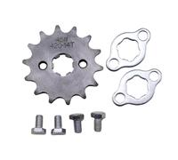 Trkimal Pignone anteriore per moto da 50 cc, 70 cc, 90 cc, 110 cc, 125 cc, Dirt Pit Bike, Mini Bike, TaoTao, Roketa Coolster, Sunl Lifan, Loncin, ATV, Quad 4 ruote (17 mm, 420-14T)