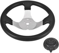 Trkimal Volante 300mm con tappo per Taotao Go-Kart & Dune Buggy Racing Cart Accessory