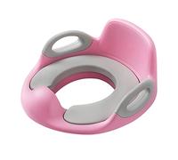TRMLBE Sedile WC per Bambini Antiscivolo con Paraspruzzi Sedile Vasino con Rivestimento Adattatore WC (Rosa)