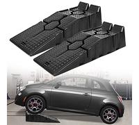 TRMLBE Set di 2 Rampe di Carico in Plastica per Auto, Rampe di Carico per Auto, 90x33x22,5cm, Rampa per Carichi Pesanti MAX. 2,5T, Piattaforma di Sollevamento con Superficie Antiscivolo, Rampa di