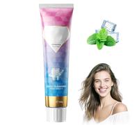 TRMPLX 1 Pezzo Dentifricio Sbiancante alla Niacinamide - Naturale, Elimina Macchie di Caffè e Tè, Protegge le Gengive e Rinfresca l’Alito - Per Uso Quotidiano e Famiglia - Adulti e Ragazzi