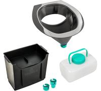 Trobolo set di 4 pezzi per costruire la propria toilette con deviazione dell'urina da 6,5 litri grigio