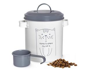 Trockenfutterdose Cucchiaio Scatola Mangimi per Animali Stoccaggio