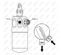 NRF Essiccatore climatizzazione 33236 per Audi A6 C5 Avant Allroad (1997-2005)