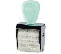Trodat 1129 Creative Mini Stamp Green, Best Wishes, for Creative Design - 12 Imp