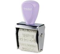 Trodat 1129 Creative Mini Timbro Lilla, Bullet Journal, per creare creativi, 12 stampe, tedesco, timbro creativo