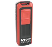TRODAT - 148739 - Timbro tascabile Pocket Printy 9511 - personalizzabile - autoinchiostrante - 38x14 mm - 4 righe - Trodat - 90216 - Conf. da 1 Pz. - 148739