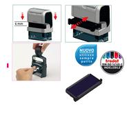 TRODAT - 1512 - Tampone di ricambio 6-4915 - blu - Trodat - conf. 3 pezzi - 83432 - Conf. da 1 Pz. - 1512