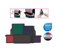 TRODAT - 34748. - Tampone di ricambio 6-9413 - nero - Trodat - conf. 2 pezzi - 65624 - Conf. da 1 Pz. - 34748.