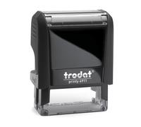 TRODAT - 43070. - Timbro Original Printy 4.0 4911 - personalizzabile - 38 x 14 mm - 4 righe - autoinchiostrante - Trodat - 61839 - Conf. da 1 Pz. - 43070.