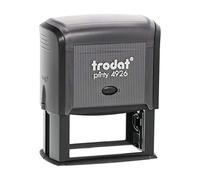 Trodat Timbro Printy 4926 autoinchiostrante – testo personalizzabile – nero (45218)