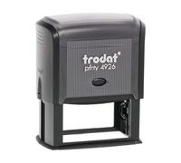 TRODAT 4926p3 Grigio-ant-eco Tampone: Nero
