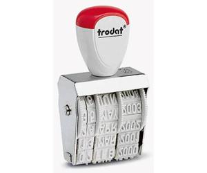 Trodat 54131 CLASSIC 1010 Timbro data 26 x 4 mm (L x A) Argento
