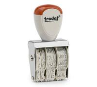 Trodat 54223 CLASSIC 1020 Timbro data 35 x 5 mm (L x A) Argento