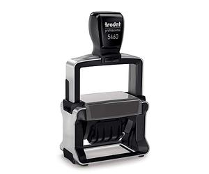 'TRODAT 5460/L2 Professional "pagato di testo timbro, Acciaio Inossidabile